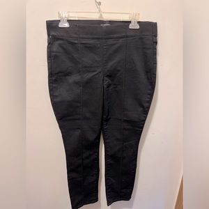 NYDJ Not Your Daughters Jeans lift x tuck black pull on jeans sz‎ 8